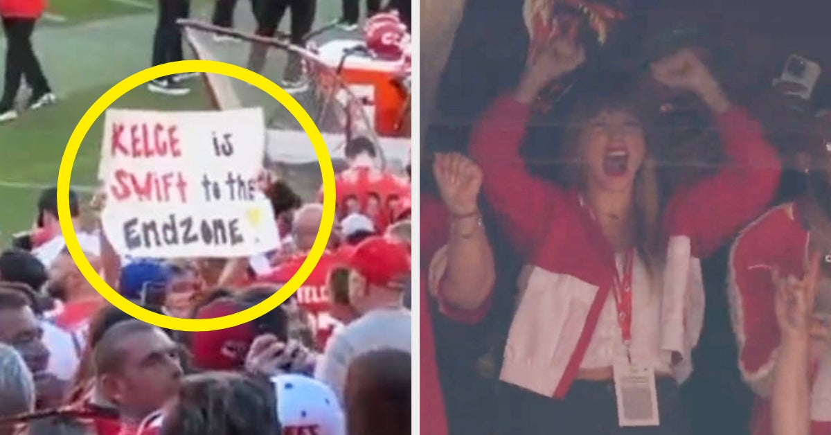 Here Are Just 27 Wholesome Moments From Taylor Swift Attending Travis Kelce's Football Game This Weekend