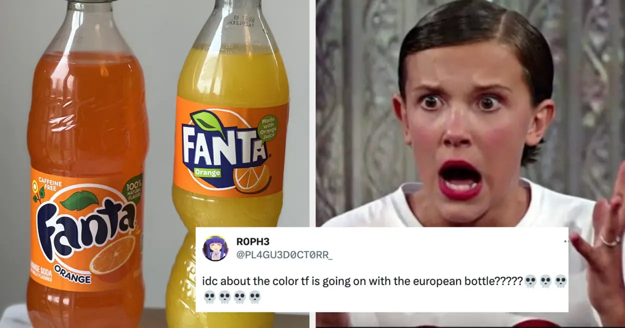 I Am Completely Absorbed By This American Vs. European Feud Over The Color Of Fanta, And I'm Curious Where You Stand