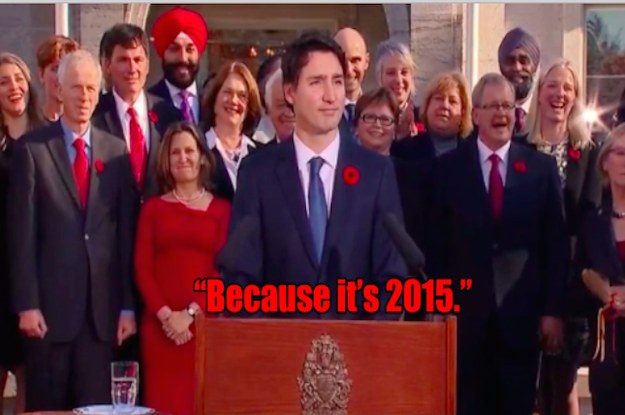 Justin Trudeau Had The Perfect Response To A Question About Gender Balance