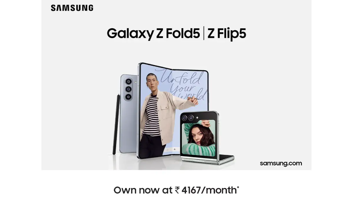 Samsung Galaxy Z Fold 5, Galaxy Z Flip 5 New Offers Announced in India: All Details