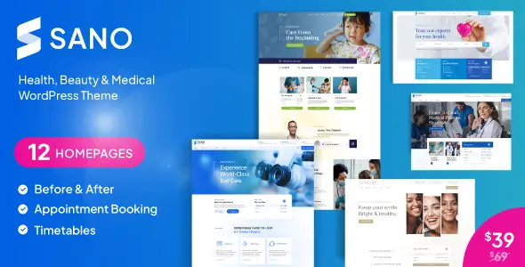 Sano - Medical WordPress Theme