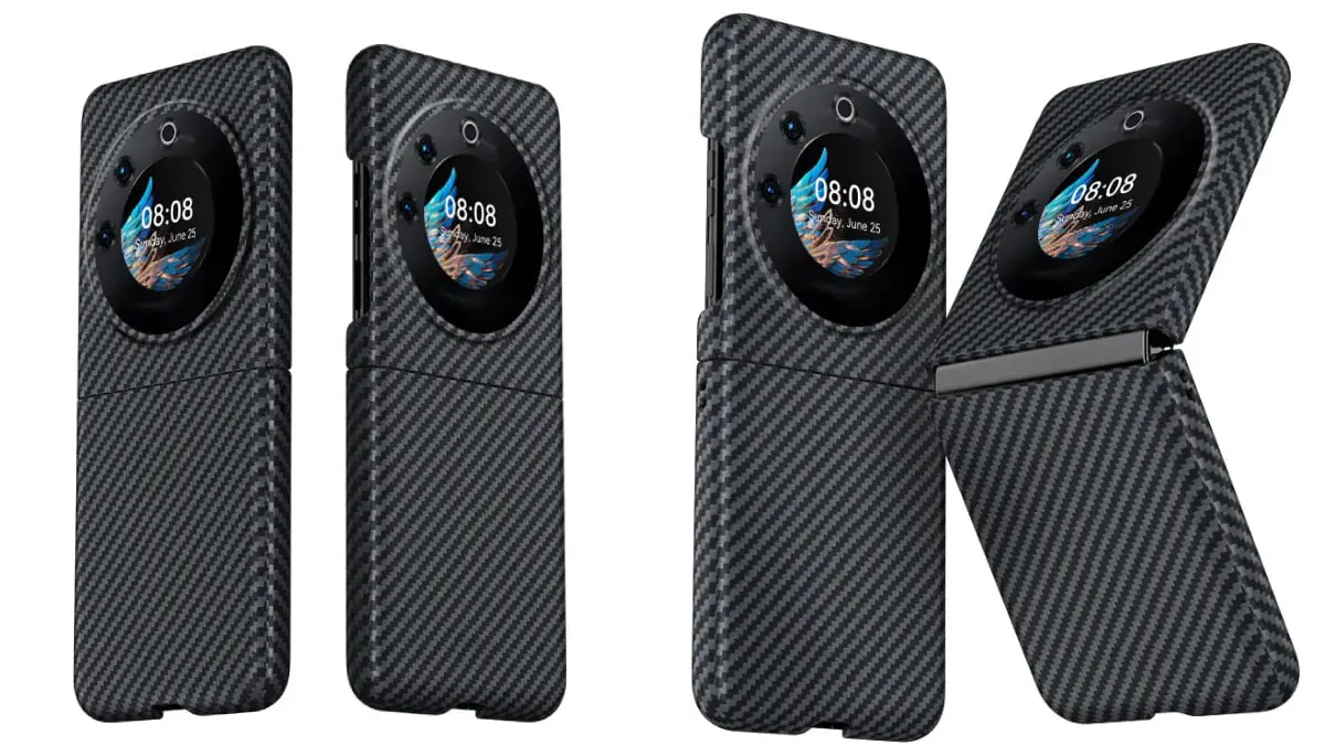 Tecno Phantom V Flip Accessories Listed on Retailer Site, Tip Circular Cover Display