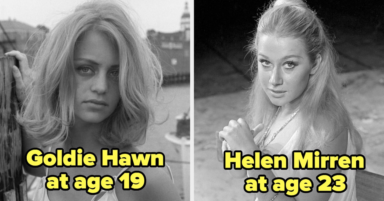 What 23 Famous Women Looked Like In Their Teens And 20s