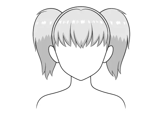 how-to-draw-anime-pigtails-hair-–-animeoutline