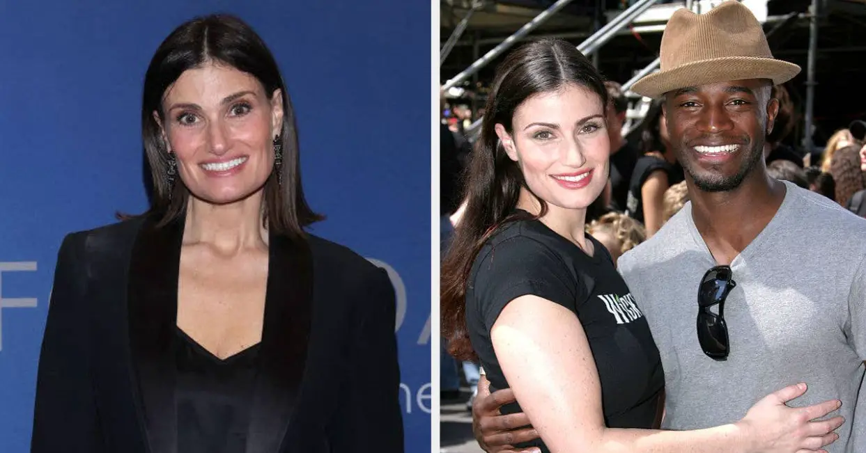 Idina Menzel Said People In The Black Community Were "Disappointed" Taye Diggs Was Married To Her