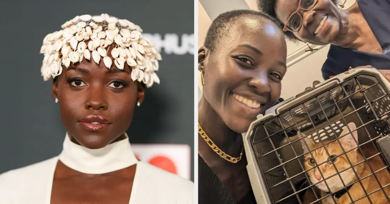 Lupita Nyong'o Just Adopted A Cat, Despite Being Historically Afraid Of Cats For Years, And Now She's Obsessed