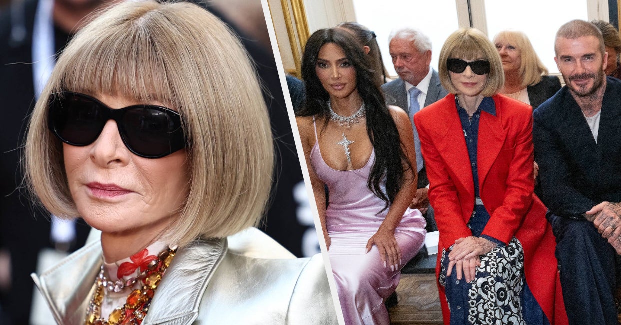 People Think Anna Wintour Is Feuding With Kim Kardashian After She Awkwardly Ignored Her At Paris Fashion Week, But Here’s What Actually Happened