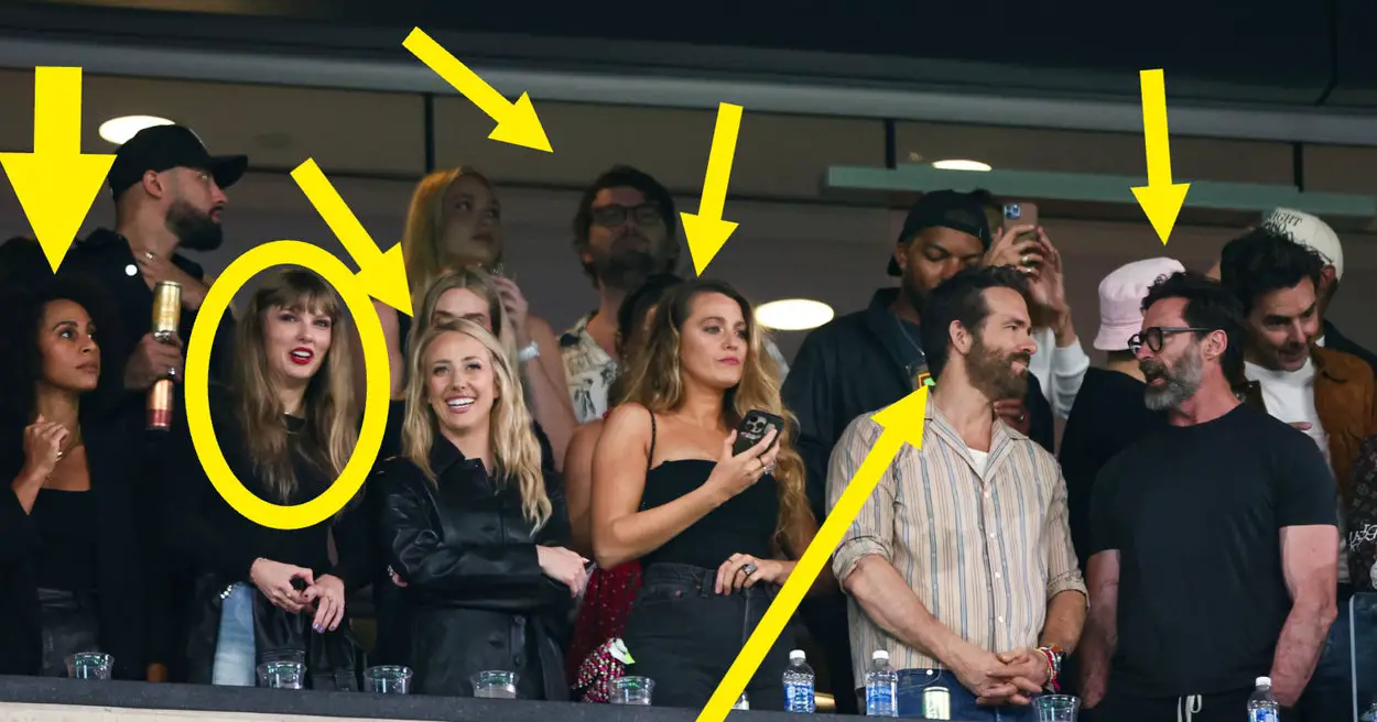 Taylor Swift Showed Up With A Buttload Of Famous People To The Chiefs Game, And Here's Who Got The Coveted Invite