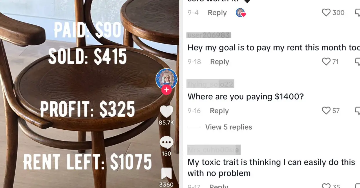 This Guy Is Paying His $1400 Rent By Flipping Furniture