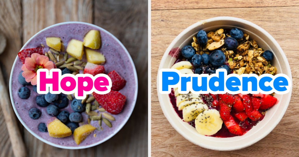 Whip Up A Trendy Smoothie Bowl To Find Out Which Virtue You Are Deep Down
