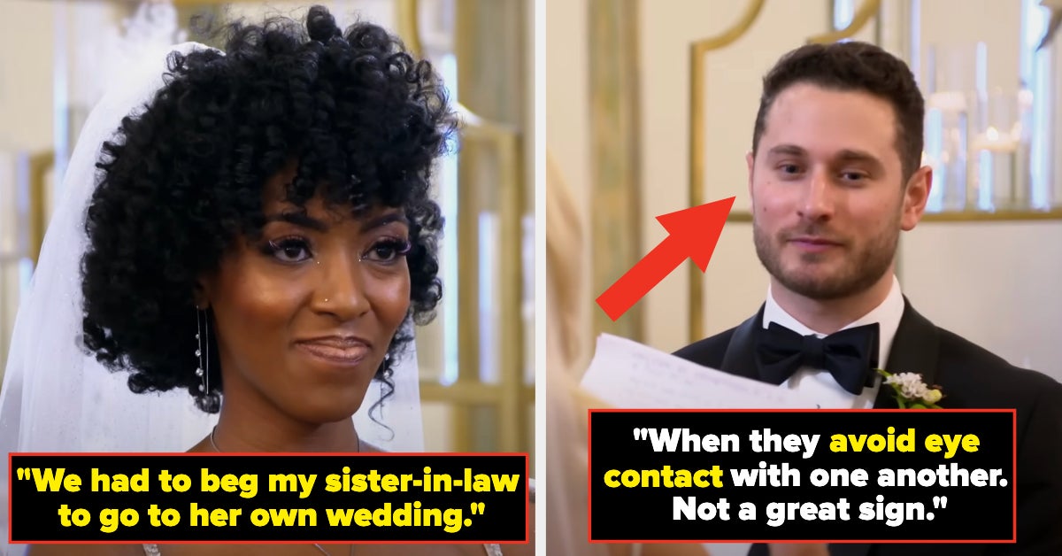 17 Wedding Day Signs That A Couple Will Get A Divorce