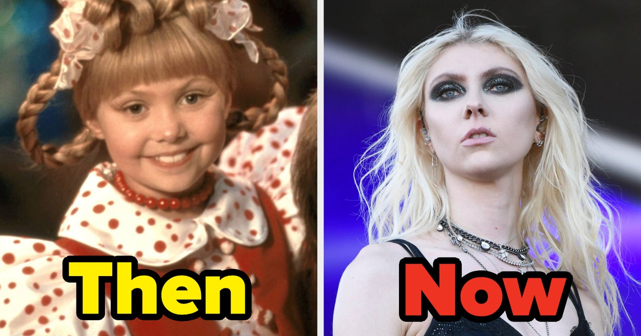 "How The Grinch Stole Christmas" Cast In The Movie Vs. Now