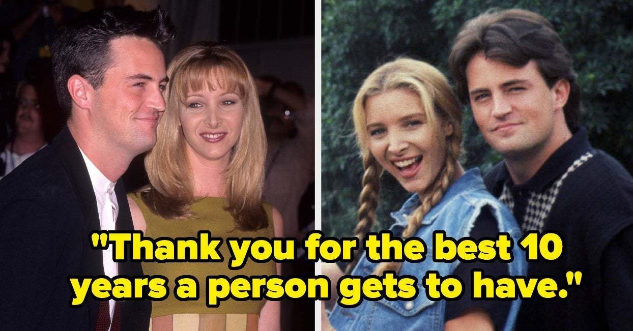Lisa Kudrow Shared A Fond Memory Of Her And Matthew Perry: "Thank You For Making Me Laugh So Hard At Something You Said, That My Muscles Ached"