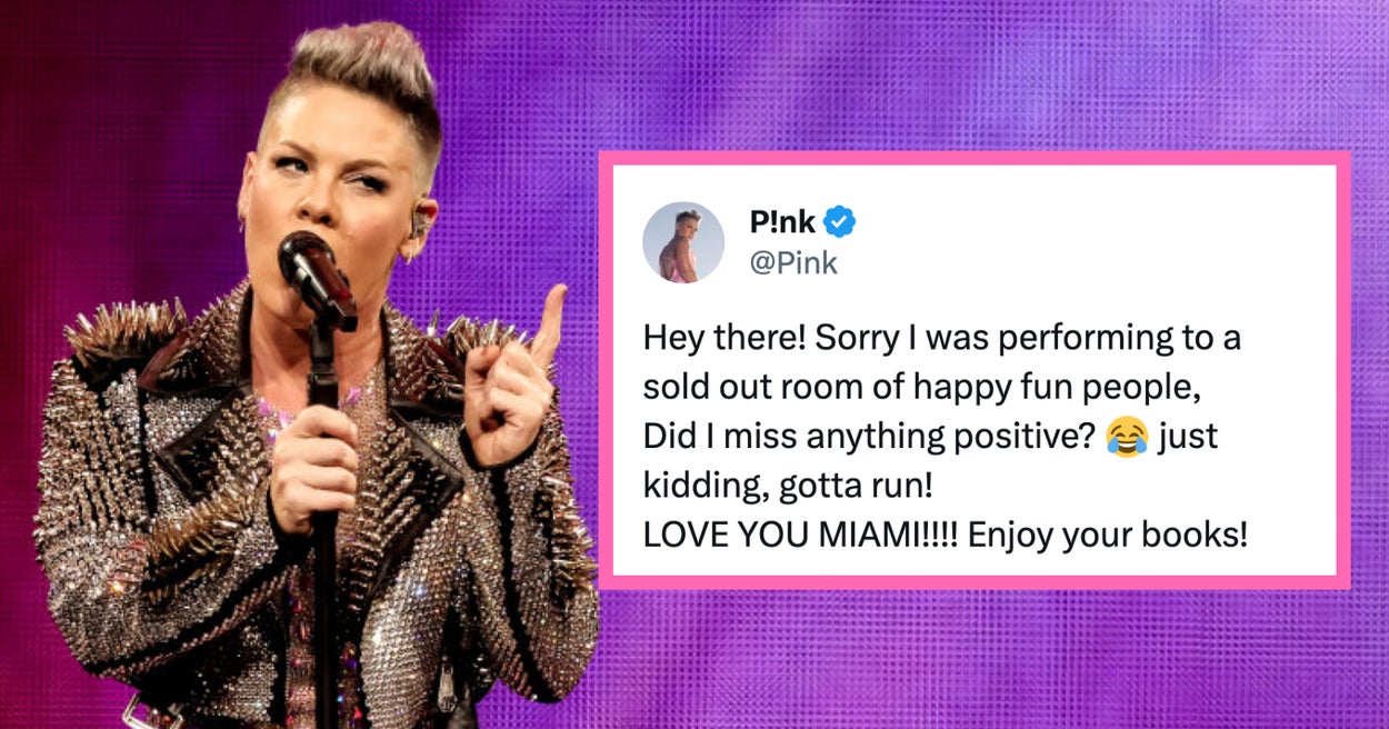 Pink Responded To Backlash After She Gave Out 2,000 Banned Books In Florida During Her Concert