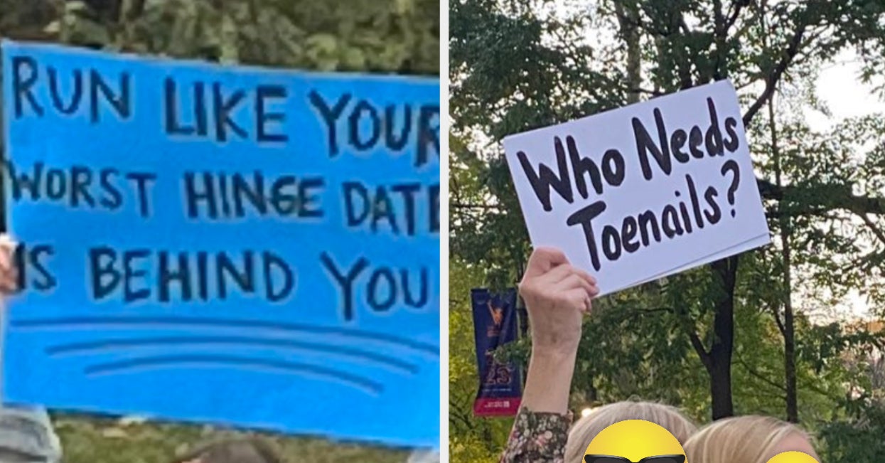 These 24 Hilarious Signs Will Make You (Kind Of) Wish You Were Running The NYC Marathon