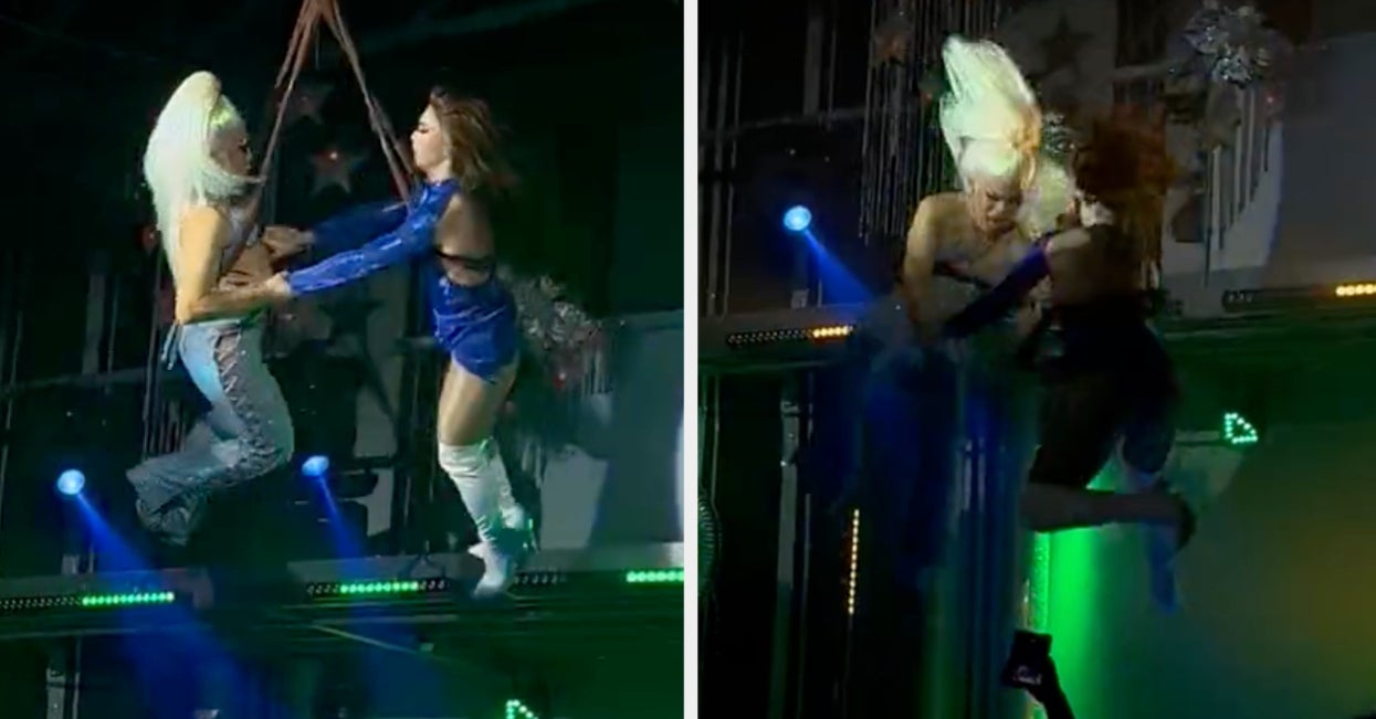 This Video Of Two Drag Queens Falling From The Ceiling During A Failed Stunt Is Going Viral