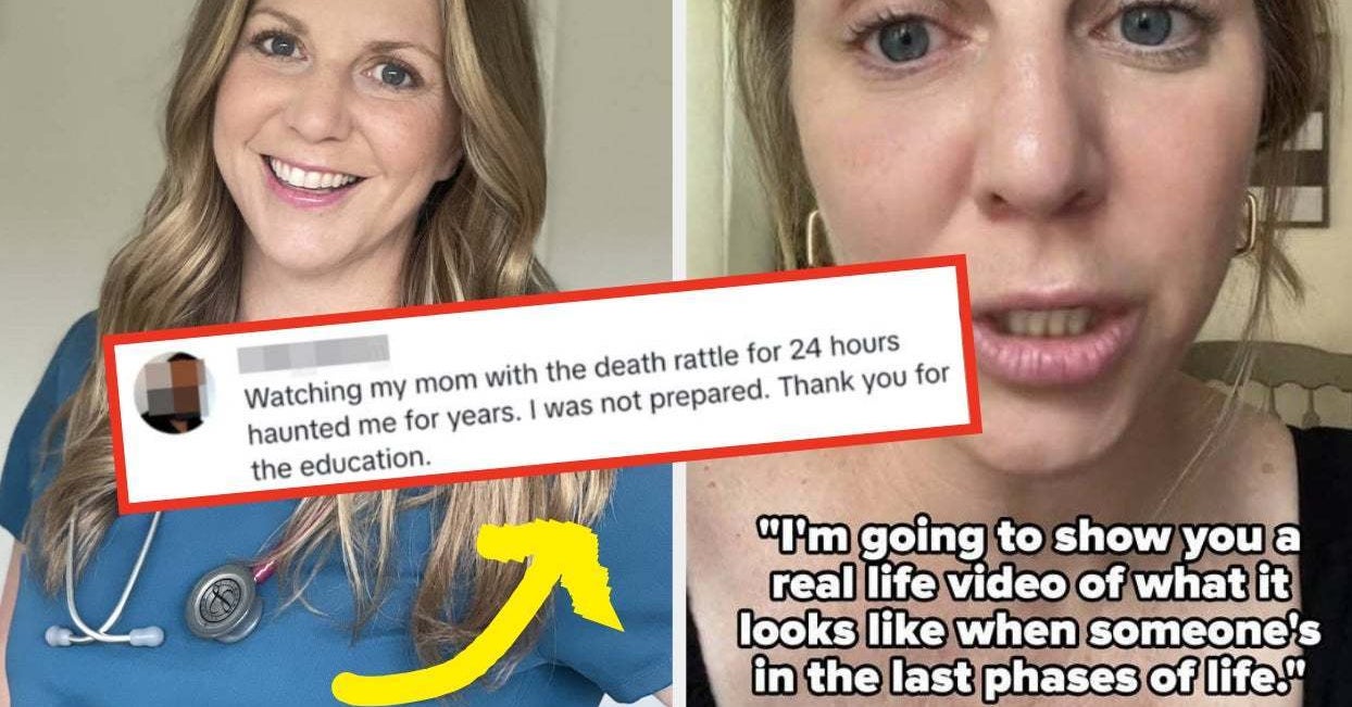 We're All Going To Die Someday, So This Hospice Nurse On TikTok Is Explaining Exactly What It Can Look Like