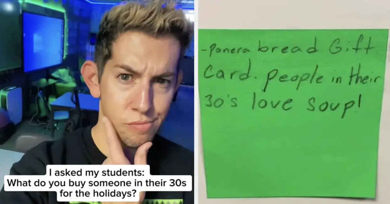 A Teacher Is Going Viral For Posting What Gifts His 7th-Grade Students Said To Get 30-Somethings For The Holidays