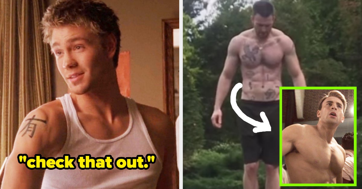 Actors Whose Real Tattoos On Screen Vs. Actors Who Covered Them