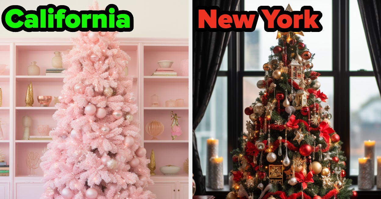 From Alabama To Wyoming, This Is What AI Thinks The US States Look Like As Christmas Trees