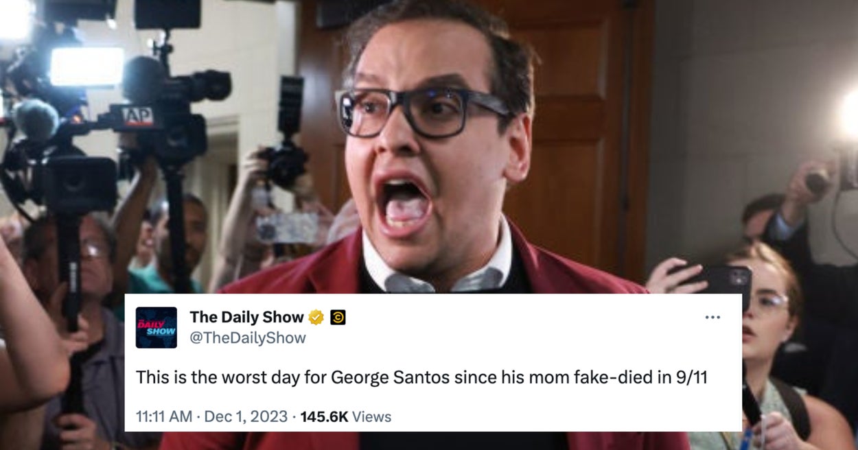 George Santos Got Expelled From Congress, And Obviously There Are Jokes