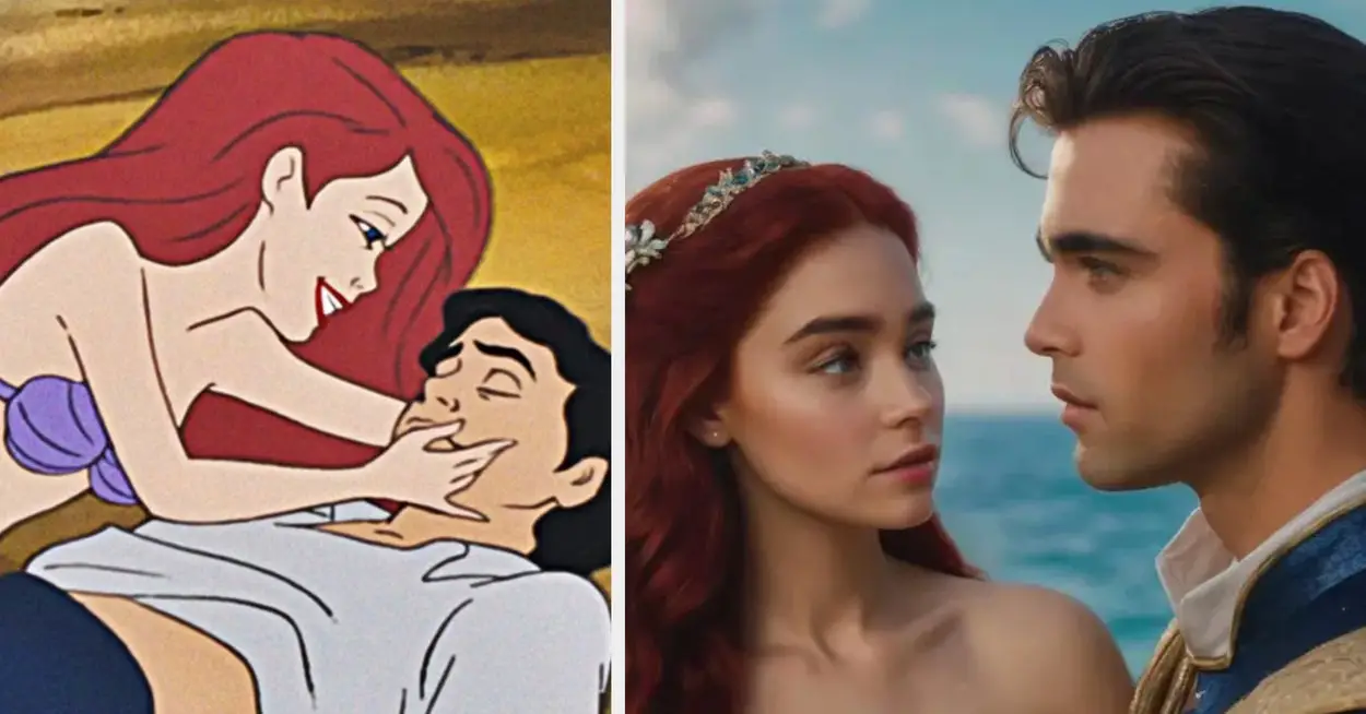 I Asked AI To Turn These Animated Disney Couples Into Real People And Some Are...Better Than Others