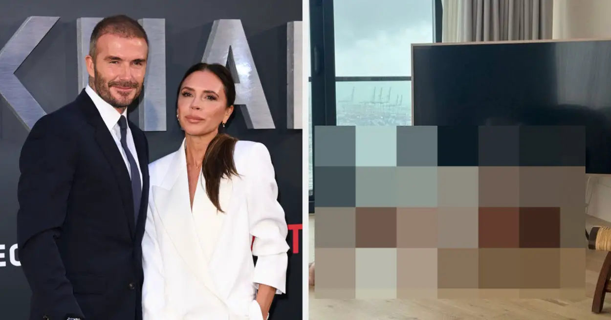 Victoria Beckham Shared A Racy Photo Of David Beckham Fixing The TV, And It Broke The Internet