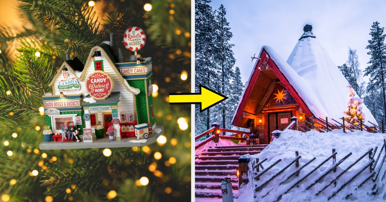 Where Should You Drop Everything And Visit Last-Minute For The Holidays? Build A Christmas Village To Find Out