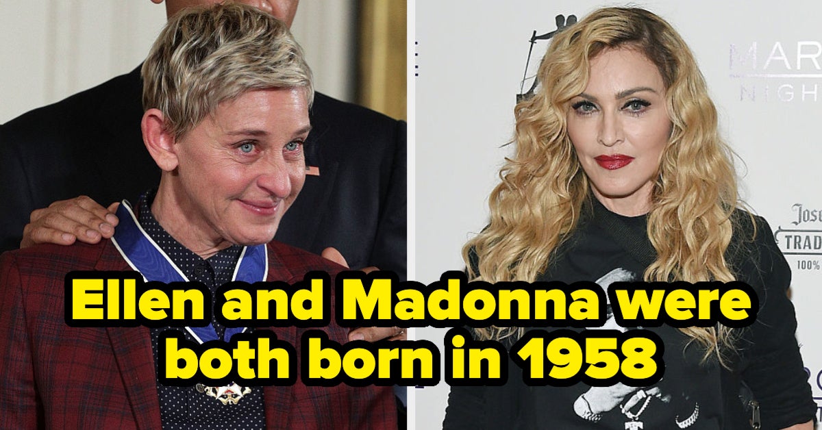 72 Boomer Celebrities That Are The Same Ages — And You Might Have Never Even Realized It