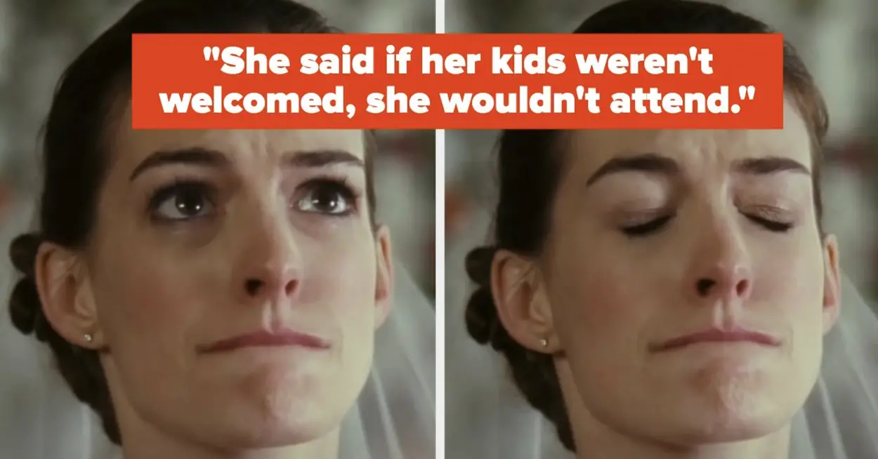 Bride Makes No Kids Rule At Wedding