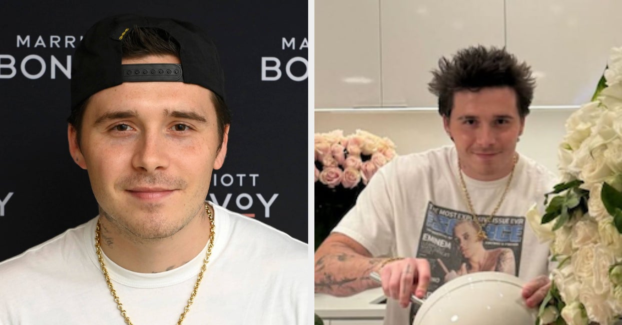 Brooklyn Beckham Made His Wife A Cake On Her Birthday, And Suddenly Everybody Finds Him “Sweet” And “Endearing”
