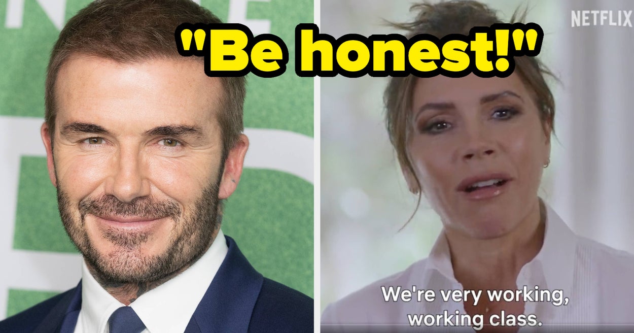 David Beckham Once Again Referenced That Viral Clip Where Victoria Beckham Pretended To Be Working Class