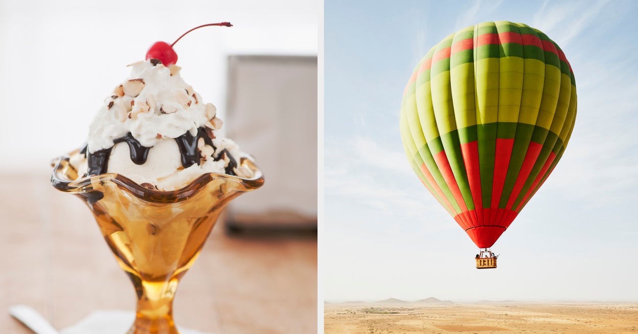 Eat A Delicious Ice Cream Sundae And I'll Reveal Which Adventure You Should Book Next