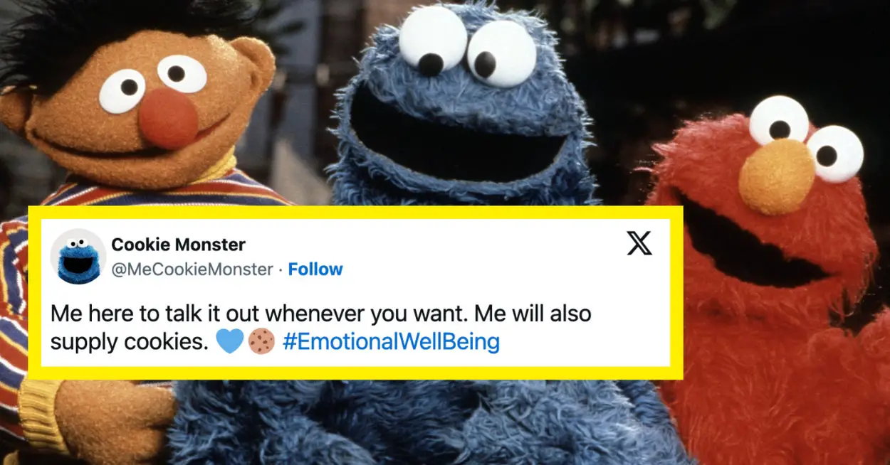Elmo's Friends Support Him On Twitter After Mental Health Talk