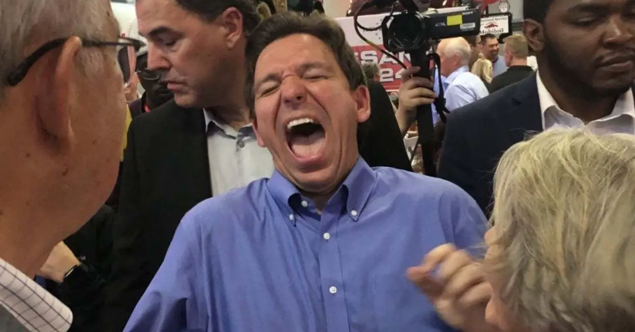 In Memory Of Ron DeSantis's Failed Presidential Campaign, Here Are 16 DEEPLY Bizarre Pictures That Will Make You Cackle