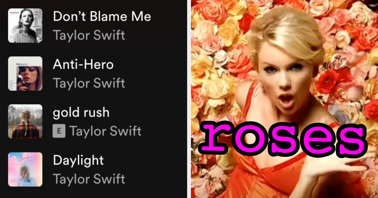 Isn't It Strange How We Can Guess Your Favorite Flower Based On Your Taylor Swift Song Choices?