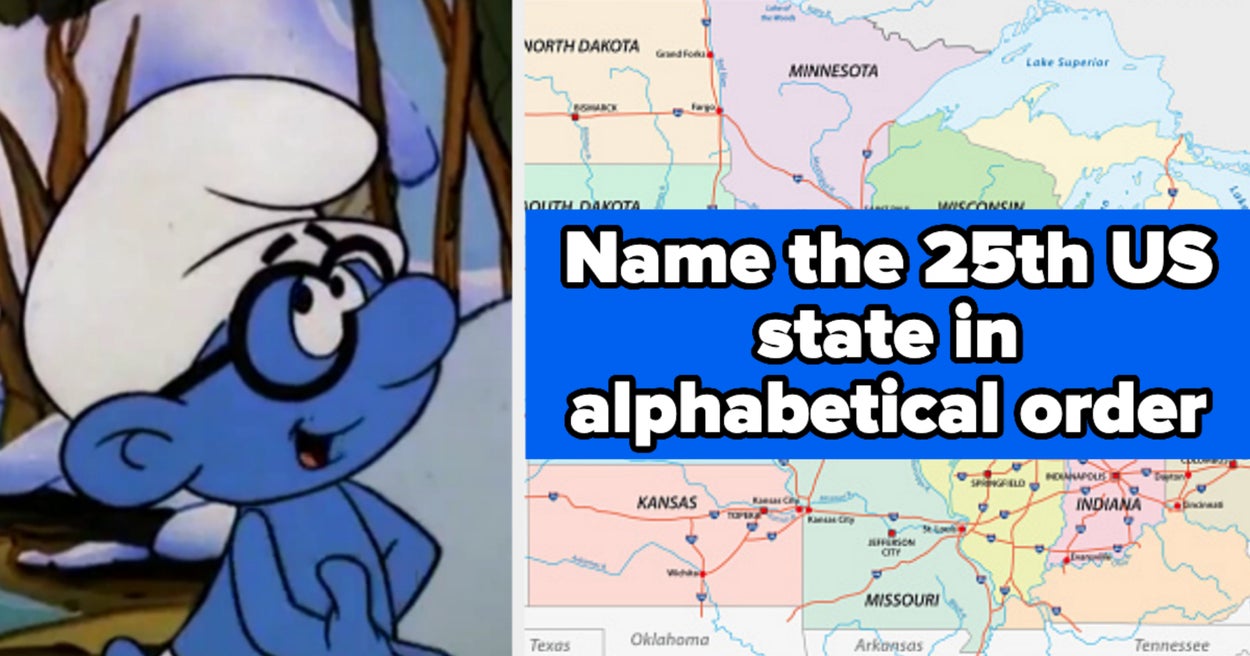 Most People Can Remember 30, So To Impress Me, You'll Have To Remember 40/50 US States In Alphabetical Order