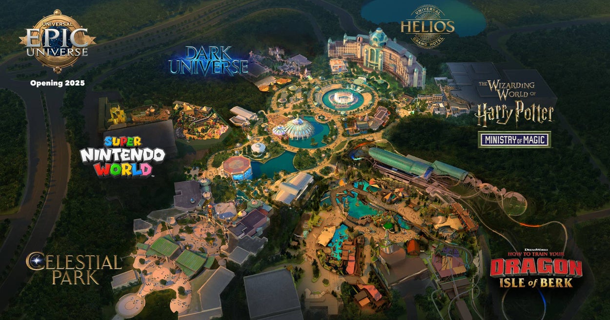 Universal Orlando Resort's New Theme Park Looks Massive