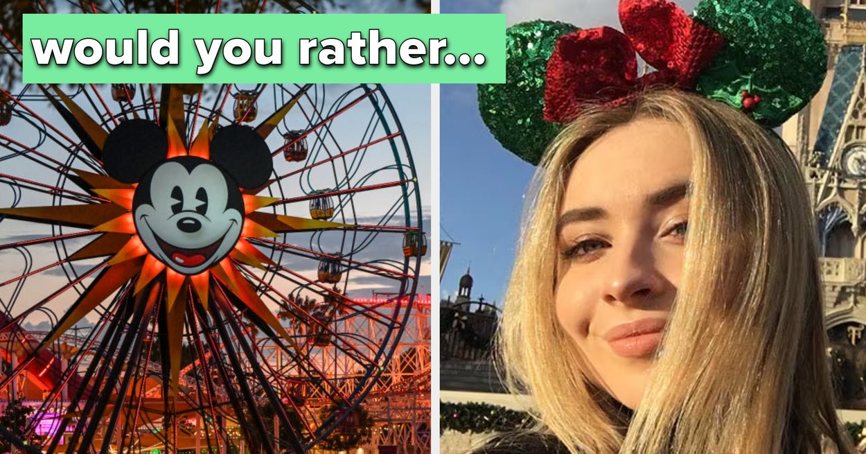 "Would You Rather" — Disney Theme Parks Edition
