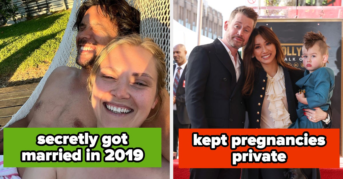 19 Celebs Who Chose To Keep Their Marriages, Pregnancies, And Other Life Events Hidden From The Public As Long As They Could