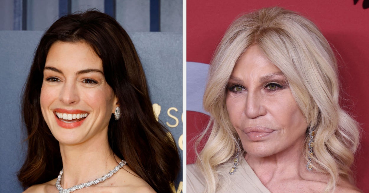 Donatella Versace Was Stunned By Anne Hathaway's Lyrical Tribute: "Amore, Calma"