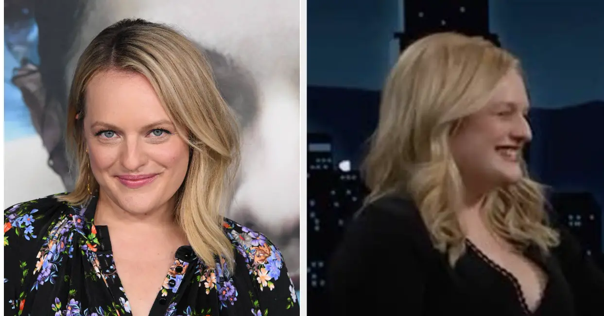 Elisabeth Moss Hilariously Revealed That She's Pregnant On Late Night TV