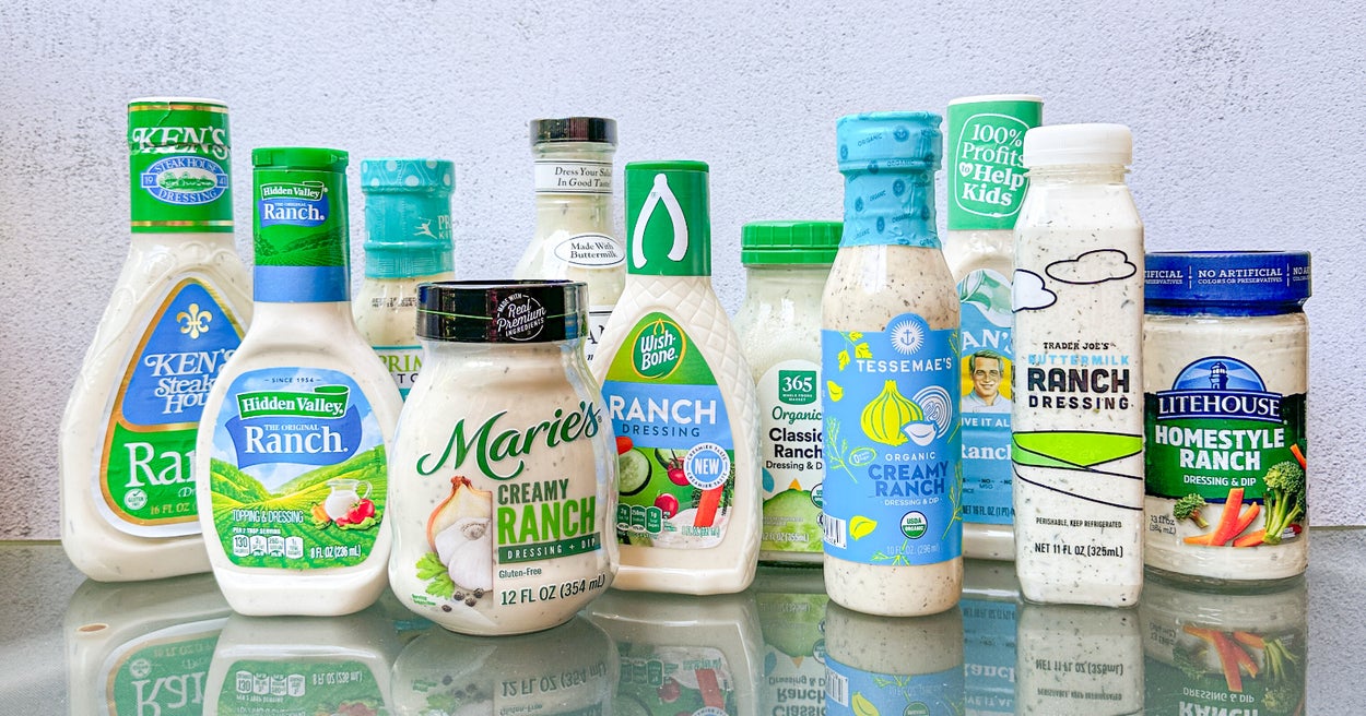 The Best Store-Bought Ranch Dressings, Ranked And Reviewed