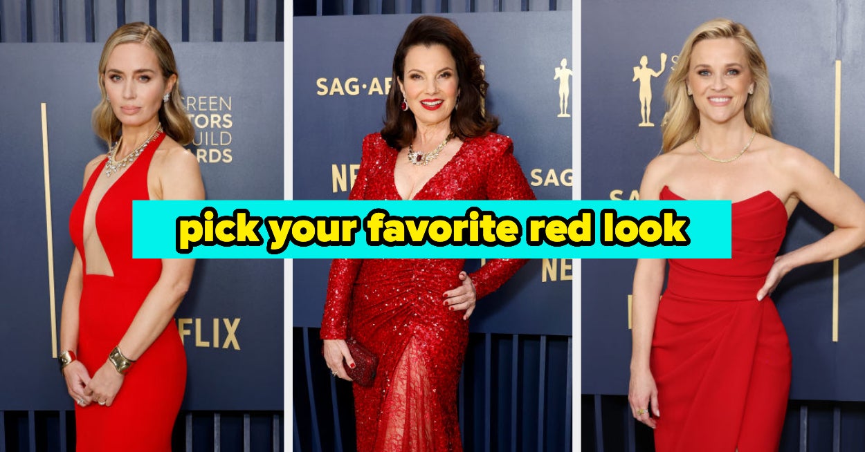 You Can Only Pick One 2024 SAG Awards Look For Every Color Of The Rainbow, And Sorry, But It's Suuuuper Hard