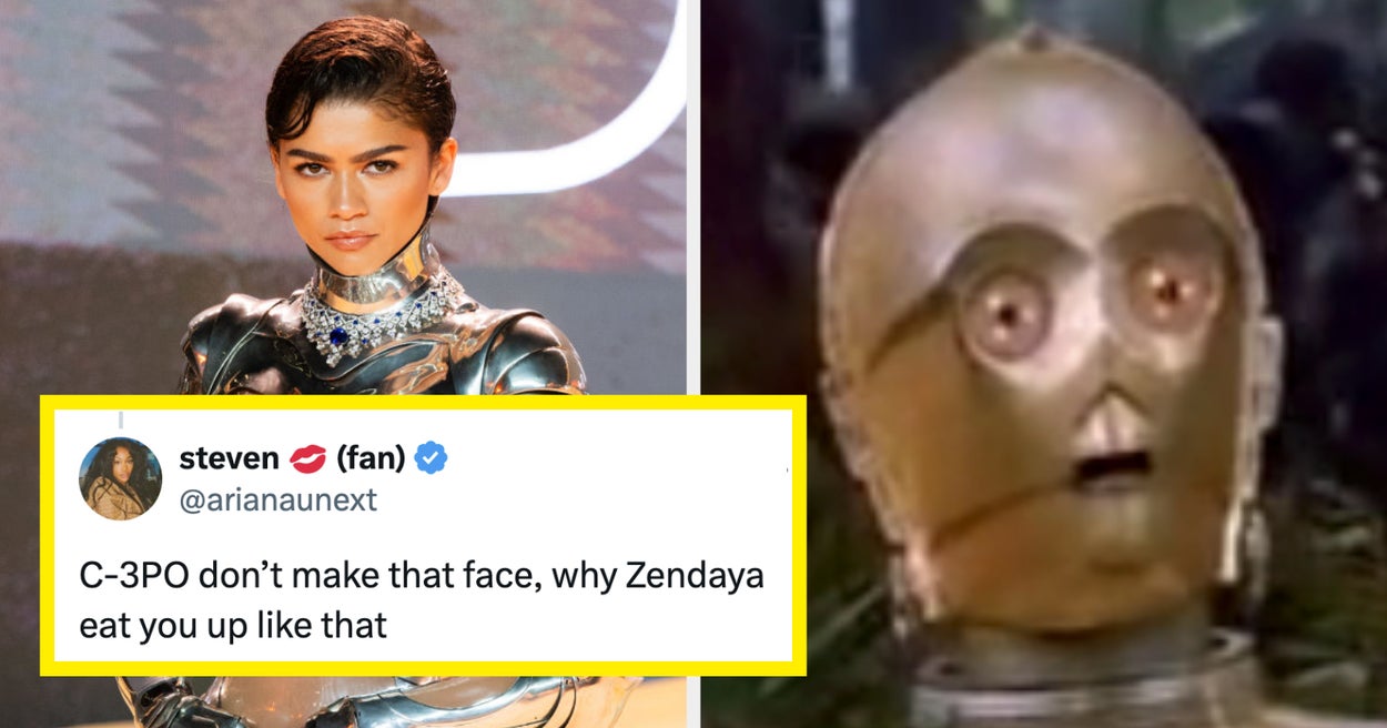 Zendaya Dune 2 Robot Suit Funny Tweets