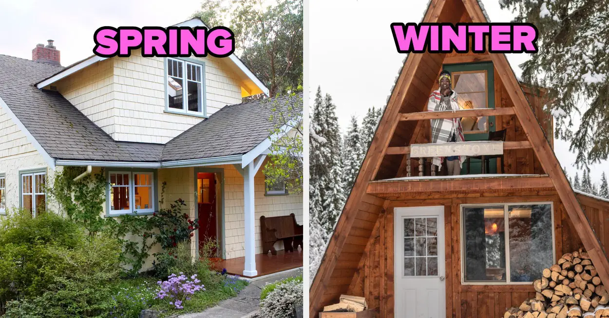 Are You A Summer, Fall, Winter, Or Spring? Design A House To Find Out