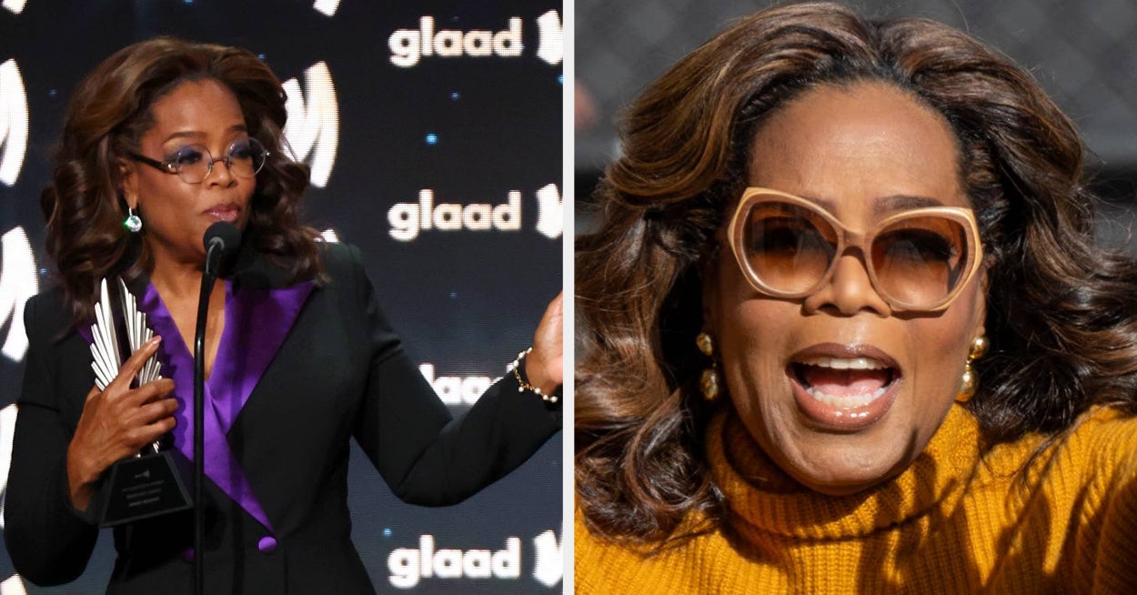 Chilli Pepper Falls During Oprah's Glaad Awards Speech