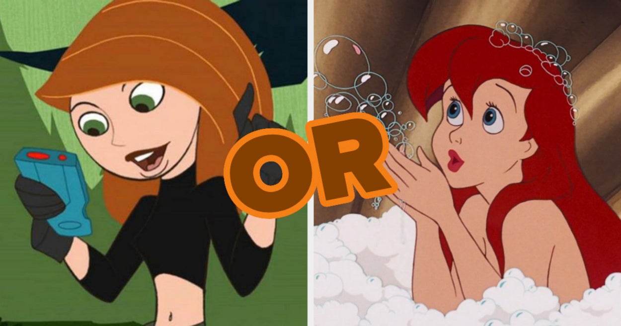 Choose Your Favorite Redhead Animated Characters To See How Your Choices Stack Up