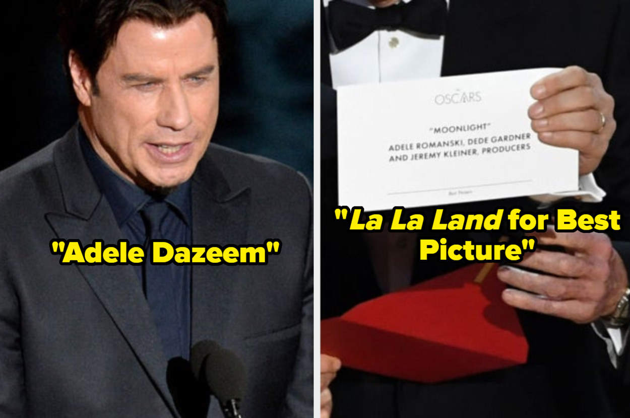 Here Are 8 Unforgettable Oscar Fails