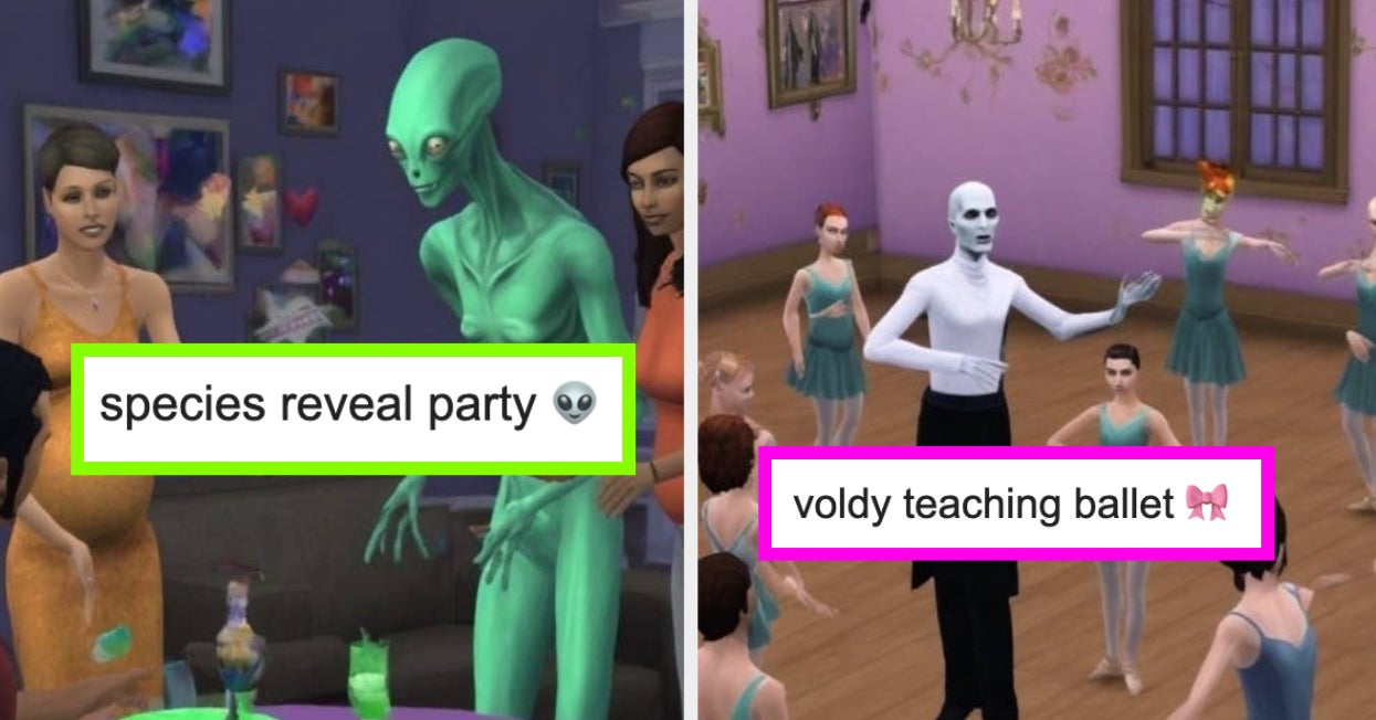 People Are Making Unhinged Sims Scenes